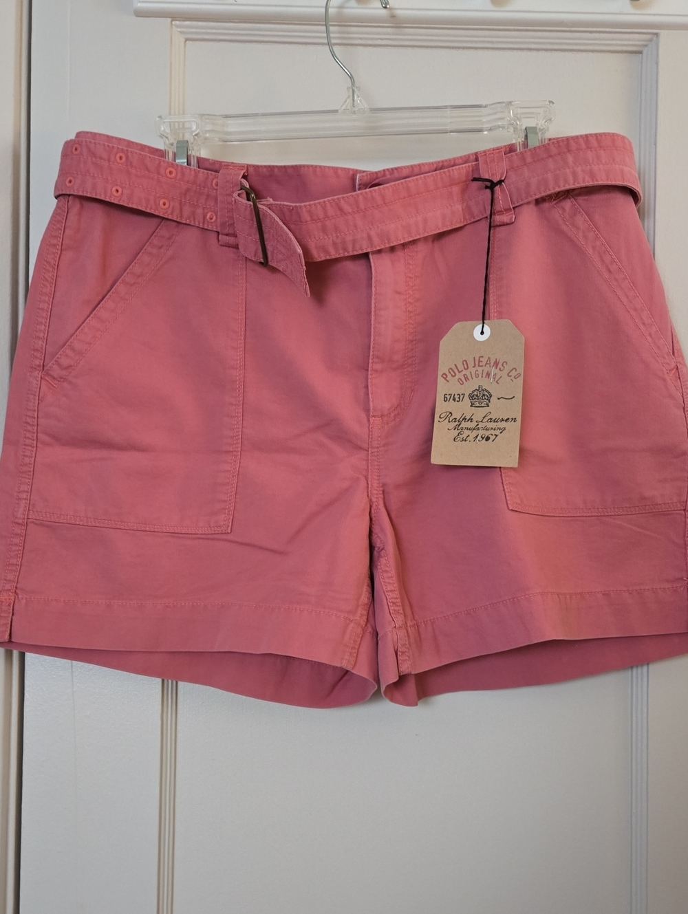 Polo Jeans Dusty Rose Cotton Shorts